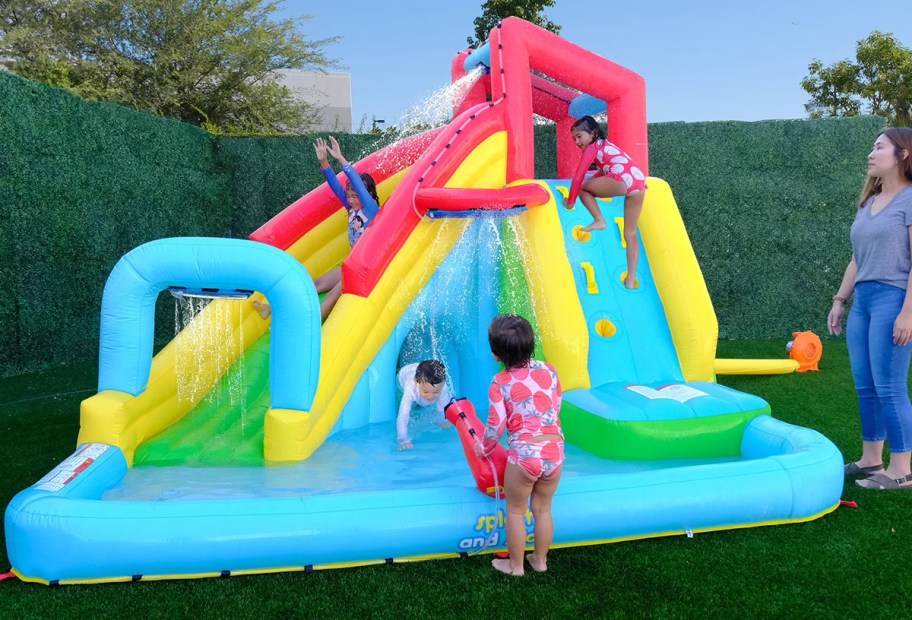 My 1st Water Slide Splash and Slide with Tunnel and Water Arch