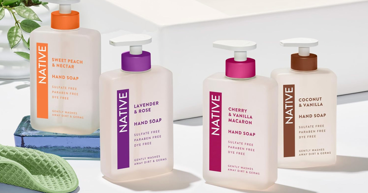 Native Hand Soaps Just $3.41 Each Shipped on Amazon (Regularly $6)