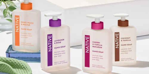 Native Hand Soaps Just $3.41 Each Shipped on Amazon (Regularly $6)