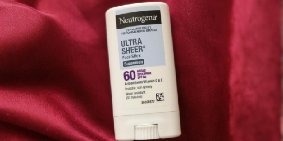 *HOT* Neutrogena Sunscreen Stick Just $2.99 Shipped on Amazon
