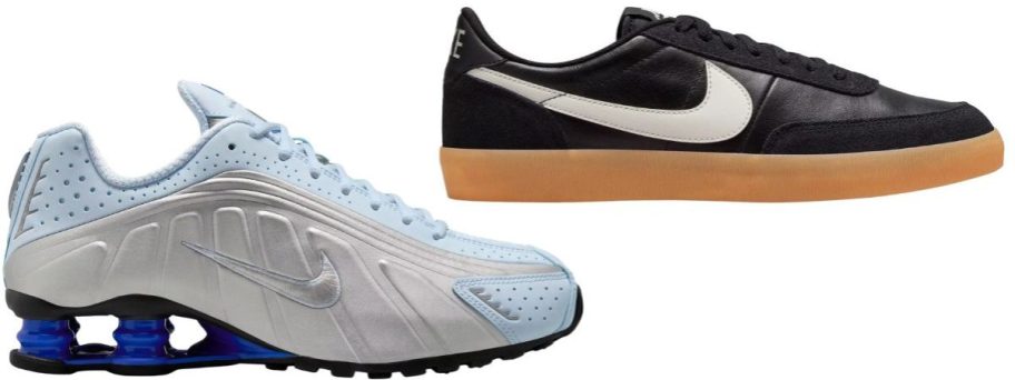 Nike Women's Shox R4 Shoes and Nike Men's Killshot 2 Shoes