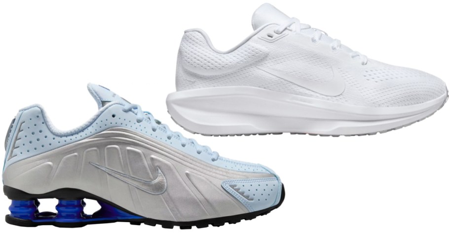 Nike Women's Shox R4 Shoes and Nike Women's Winflo 11 Running Shoes
