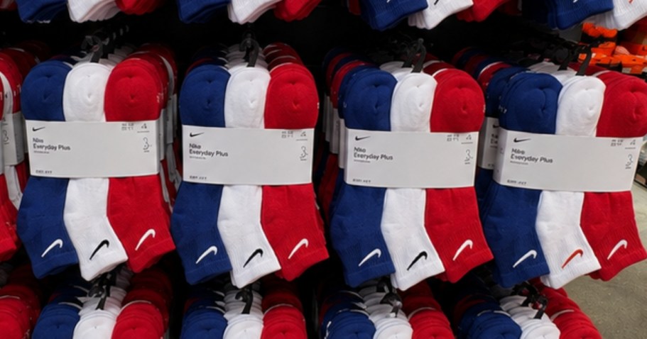 Up to 50% Off Nike Socks + Free Shipping | Kids 6-Pack Just $10 Shipped!