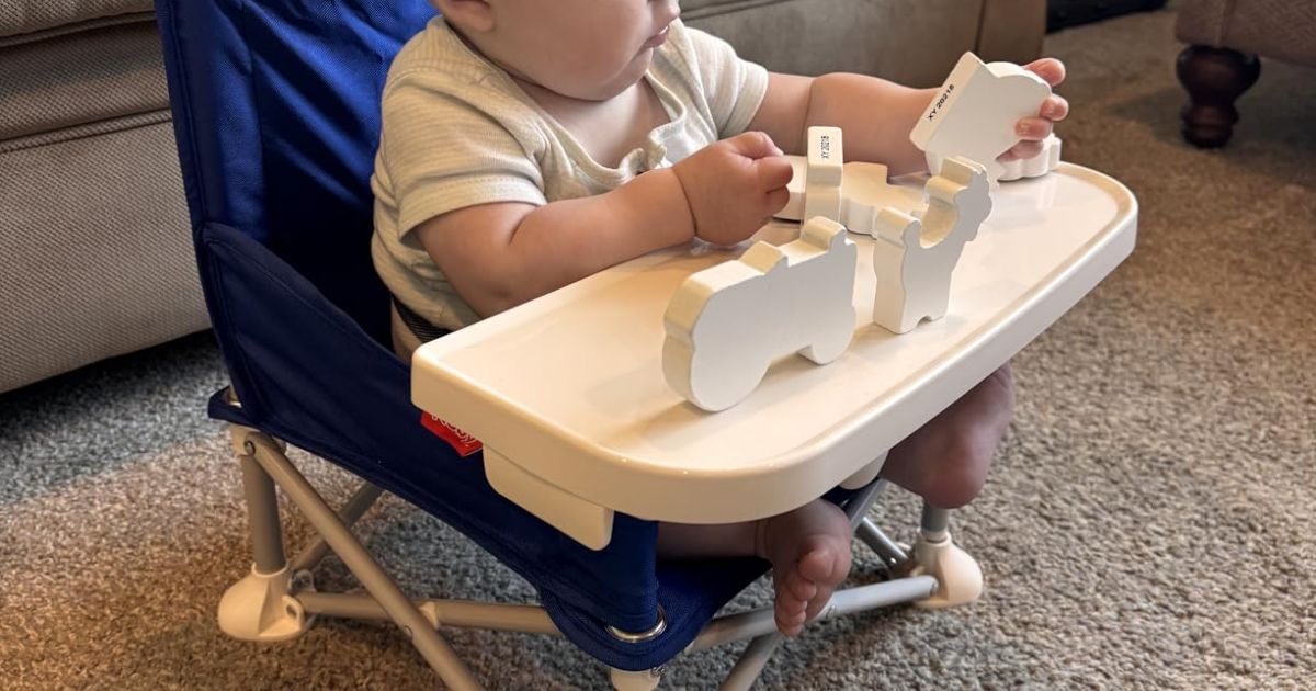 Nuby Pop-Up Booster Seat w/ Removable Tray Only $22.99 on Amazon (Reg. $35)