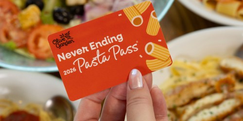 Olive Garden’s Never Ending Pasta Pass Returns 7/16 & Will Sell Out Quick