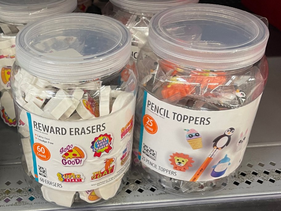 Pen+Gear Reward Erasers and Pencil Toppers