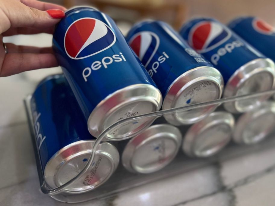 Cans of Pepsi