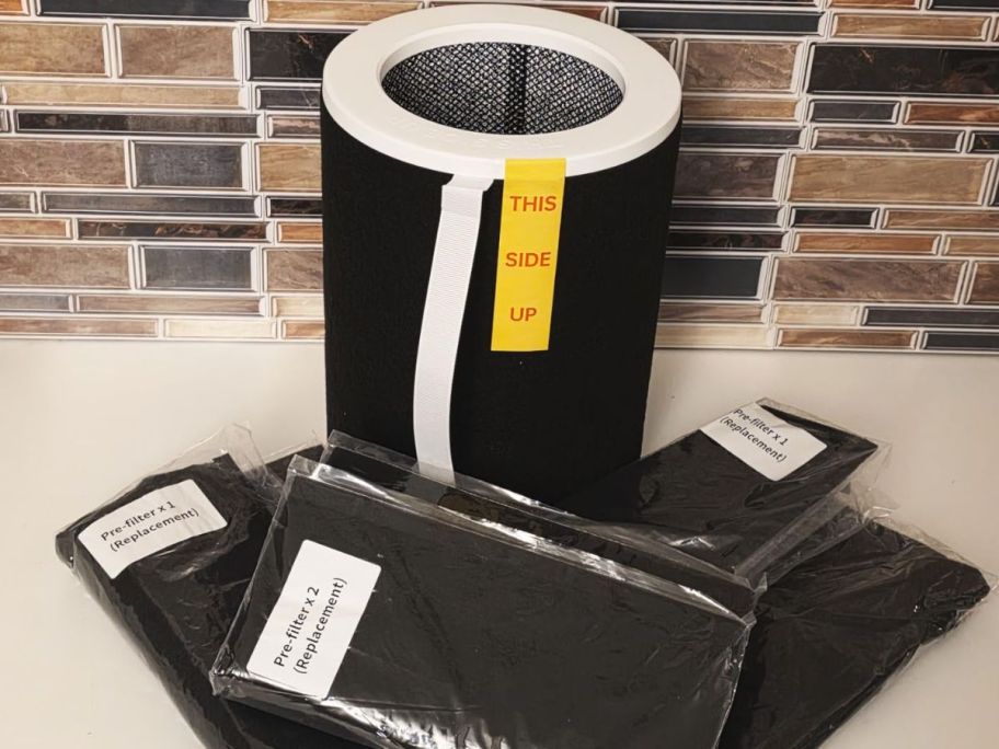 Provirtec Pet Air Purifier Main Filter with 4 pre-filters