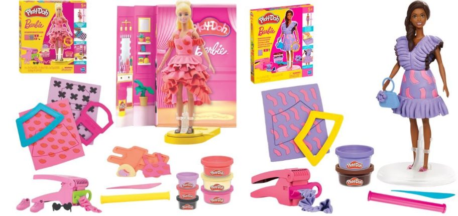 Play-Doh Barbie Designer Fashion Show Playset and Fashionista Ruffles Set