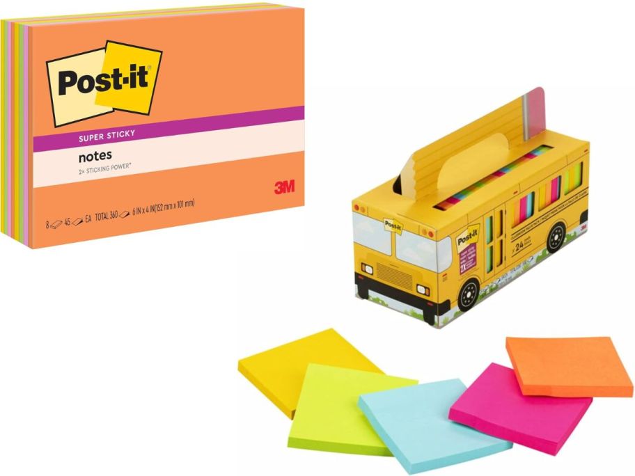 Stock images of two Post-It Notes sets