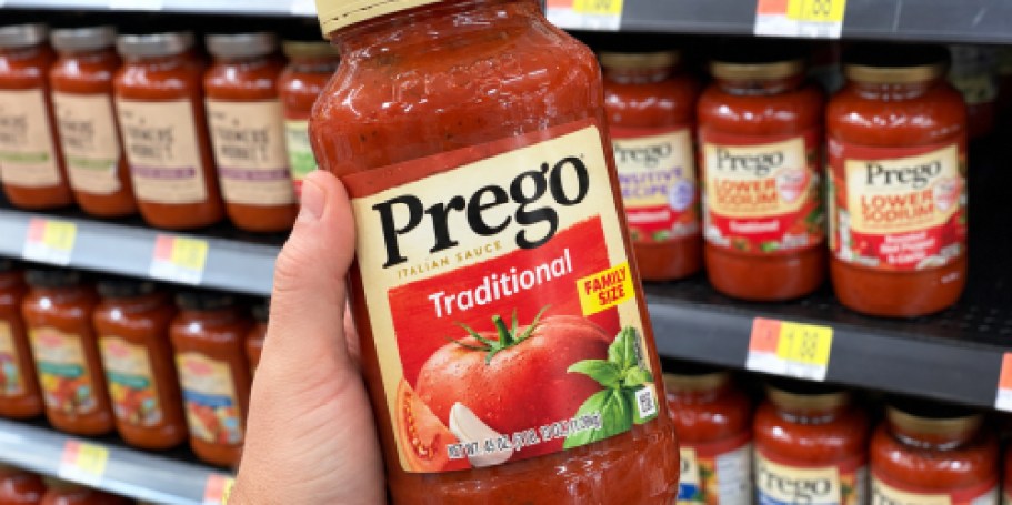 Prego Pasta Sauce Family Size Jars Only $3 Shipped on Amazon