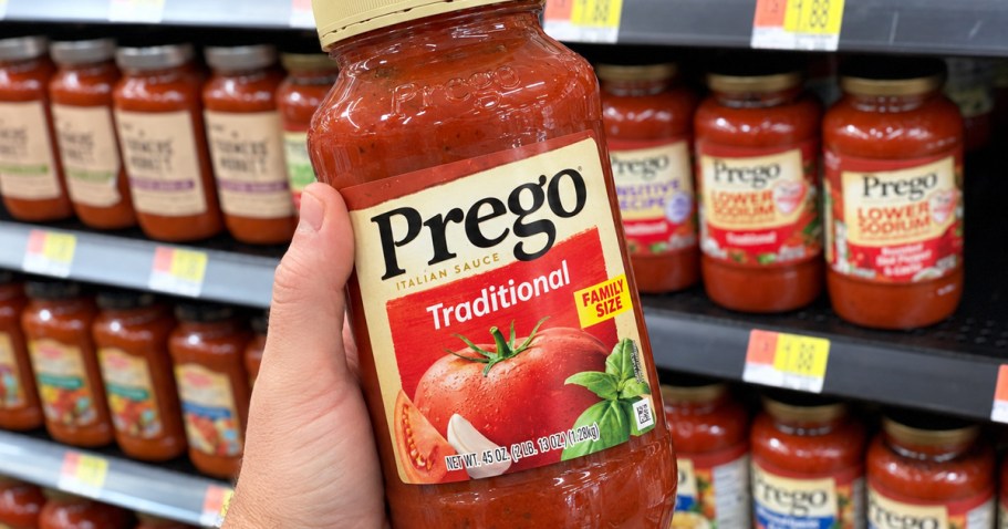 Prego Pasta Sauce Family Size Jars Only $3 Shipped on Amazon