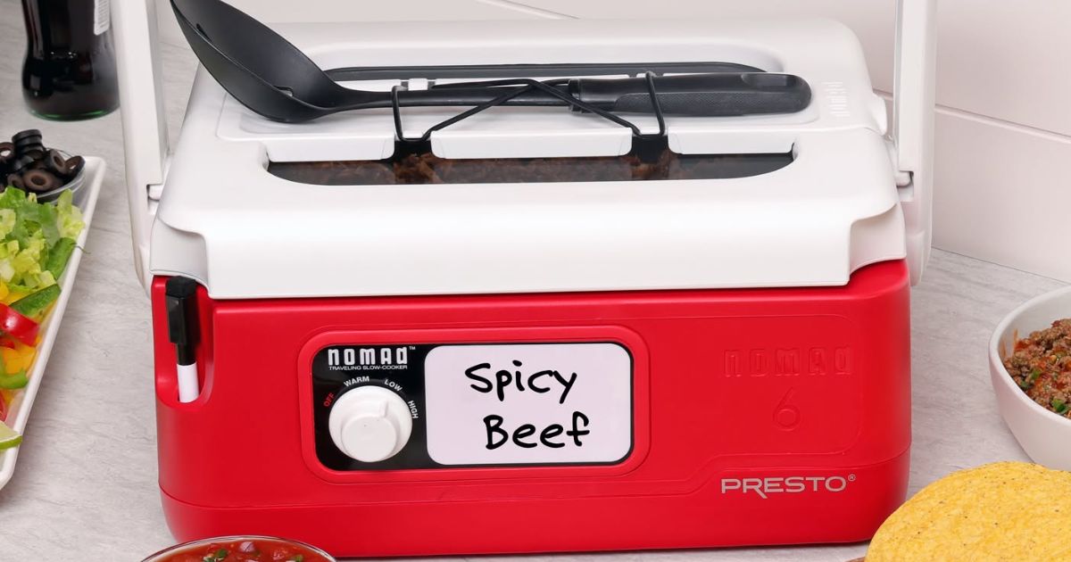 Presto Nomad 6qt Travel Slow Cooker Just $84.99 Shipped on Amazon