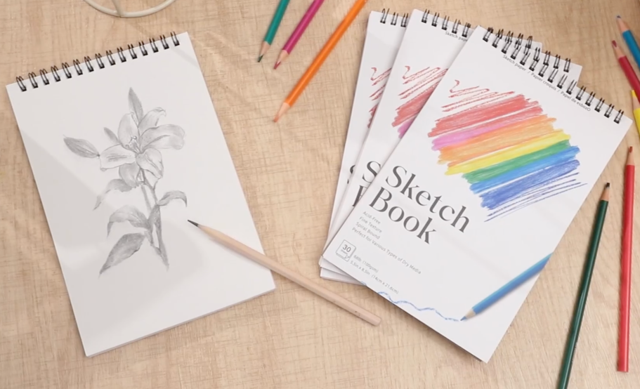 Sketch Books 4-Pack Only $5.84 on Amazon (Great for Drawing & Painting)