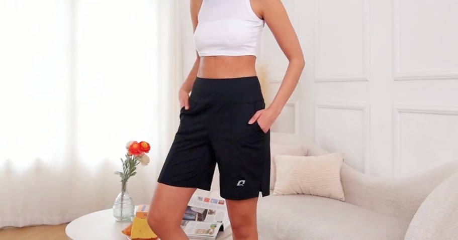Women’s Bermuda Shorts Just $5.99 on Amazon | Great for Workouts