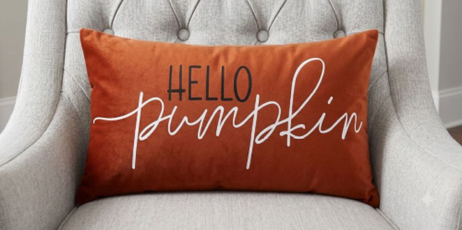 Cute “Hello Pumpkin” Fall Pillow Covers from $2 on Amazon