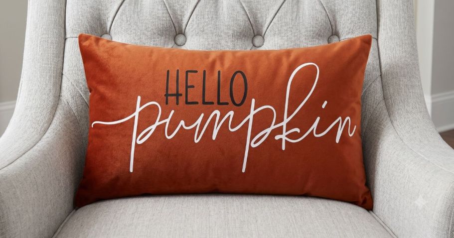 Cute “Hello Pumpkin” Fall Pillow Covers from $2 on Amazon