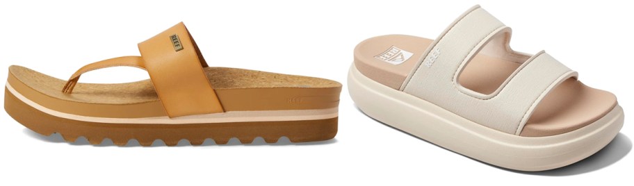 two Reef sandals