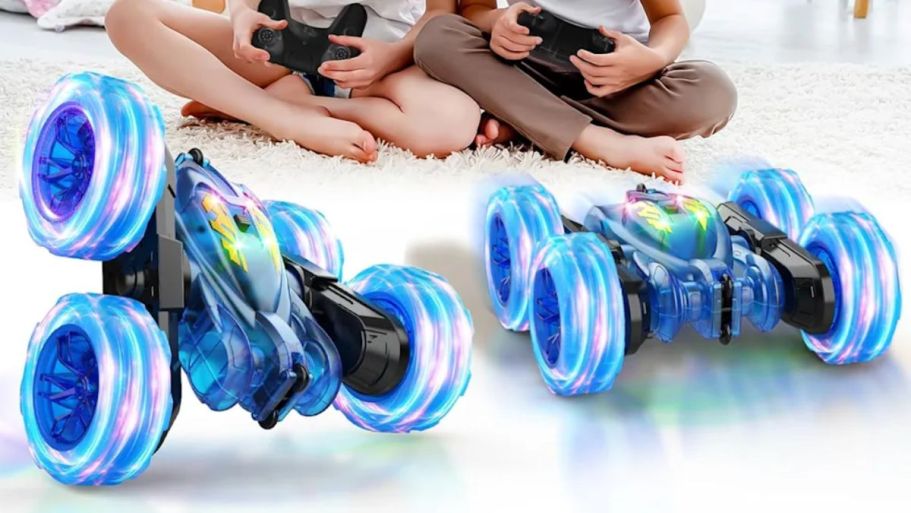 TWO Remote Control Double-Sided Stunt Cars Just $19.99 Shipped (Reg. $50)