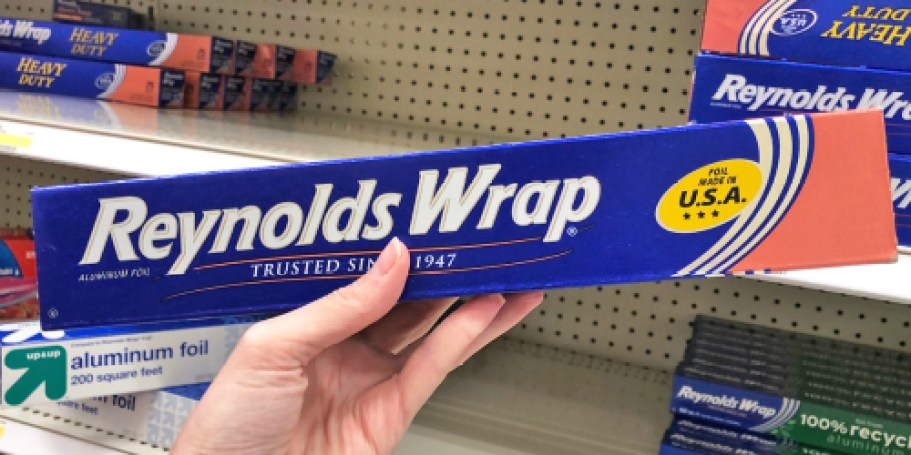 Reynolds Wrap Aluminum Foil 100′ Roll Only $7 Shipped on Amazon