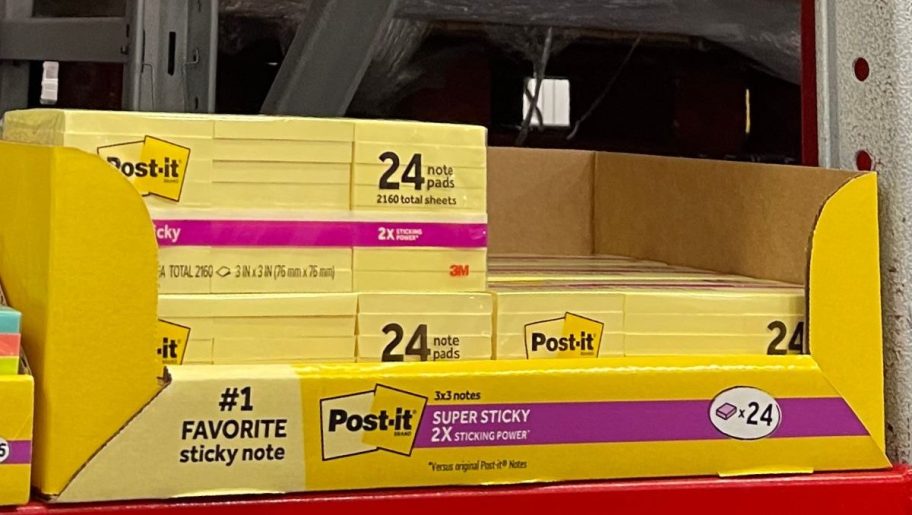 Sam's Club Post-It Notes