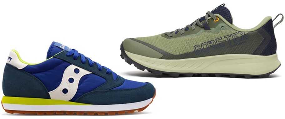 Saucony Jazz Original Unisex Shoes and Saucony Peregrine 15 GTX Women's Shoes