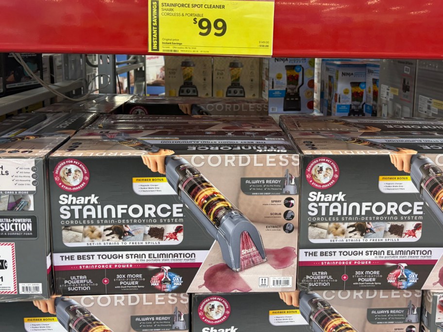 Shark StainForce Cordless Portable Spot, Stain, & Odor Remover