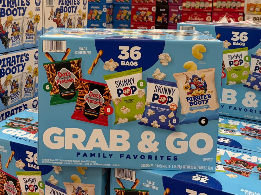 SkinnyPop, Dot&rsquo;s & Pirate&rsquo;s Booty 36-Count Variety Pack