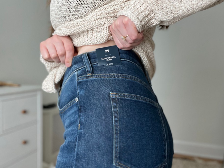 J Crew Slim Barrel-Leg Jeans
