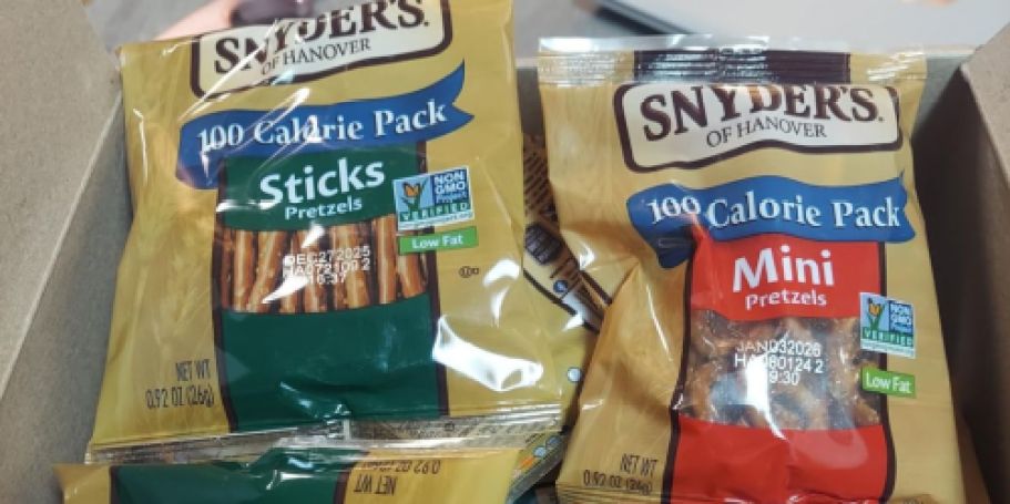 Snyder’s of Hanover Pretzels Variety 20-Pack Just $8 Shipped on Amazon