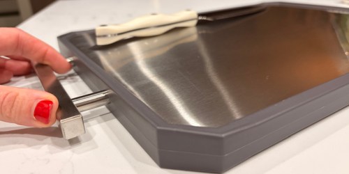 Dual-Sided Stainless Steel Cutting Board Only $12.49 Shipped for Prime Members