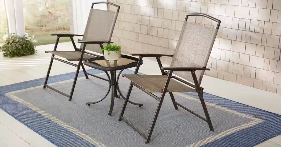 HUGE Price Drops on Patio Furniture at Home Depot | Sling Dining Chair Only $19 (Reg. $50) + More
