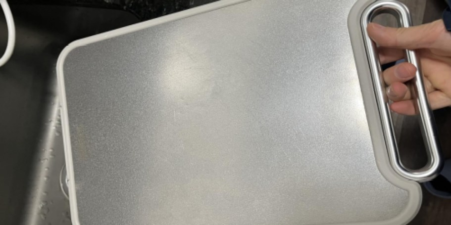 Dual-Sided Stainless Steel Cutting Board Only $14.99 Shipped for Prime Members