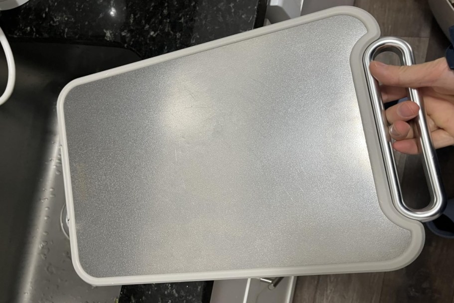 Dual-Sided Stainless Steel Cutting Board Only $14.99 Shipped for Prime Members