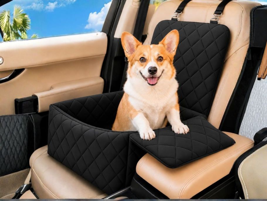 Dog Car Seat w/ Armrest Only $19.99 Shipped on Amazon (Reg. $60)