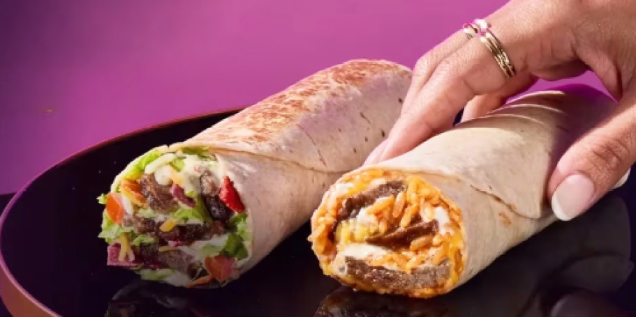 Get a $3 Taco Bell Pepper Jack Steak Burrito (+ $24 Savings Hack!)