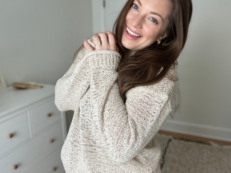 J Crew Tape-Yarn Crewneck Sweater
