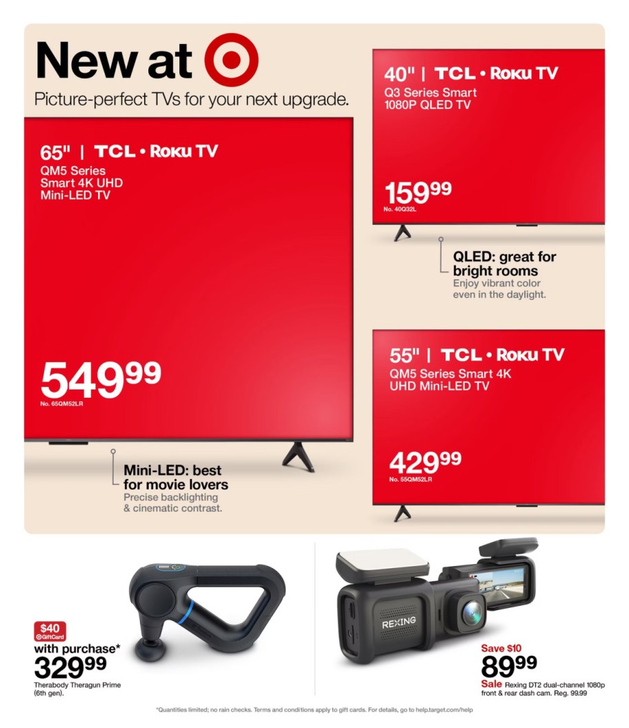 page from Target ad
