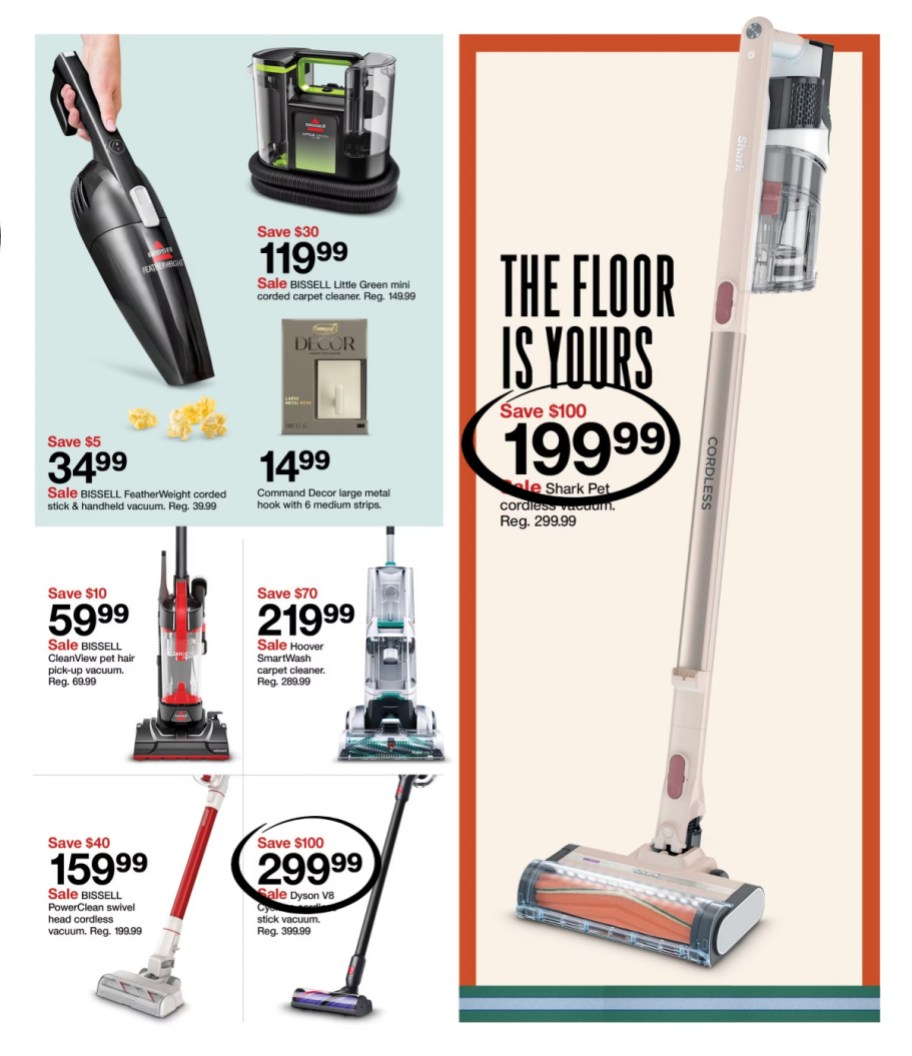 page from Target ad