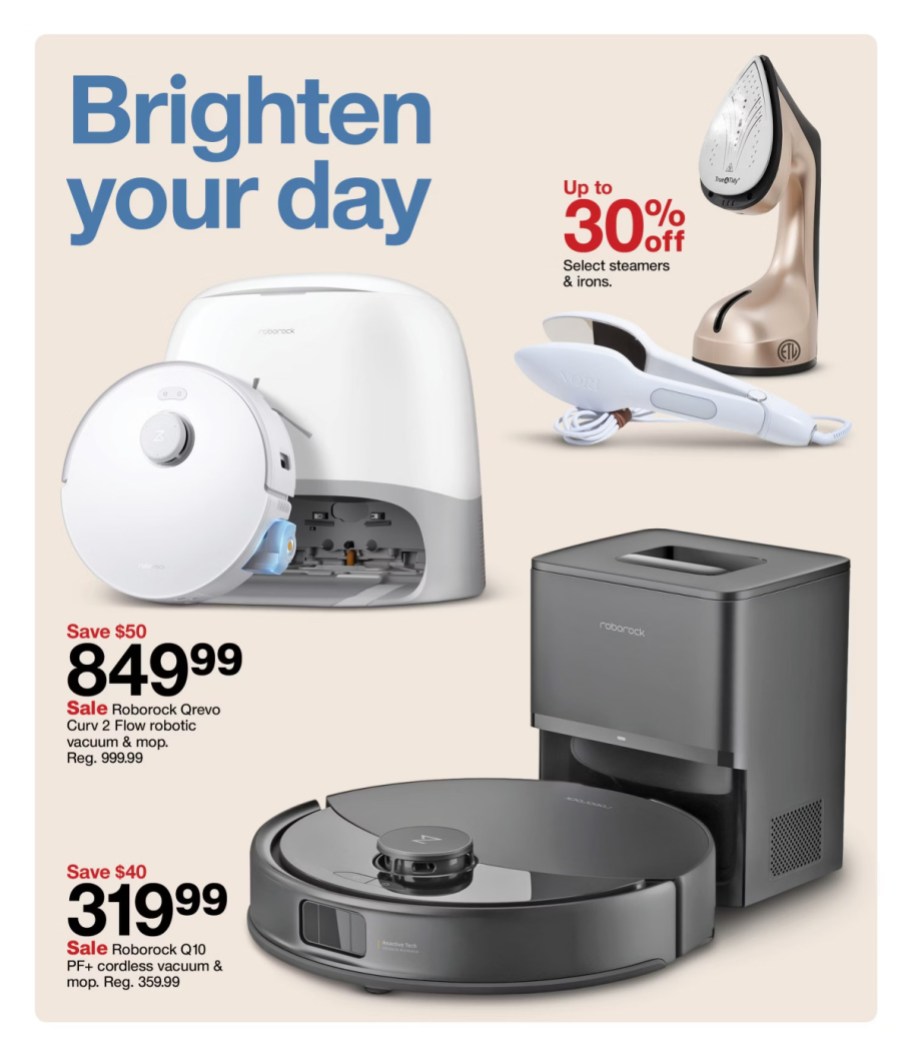 page from Target ad