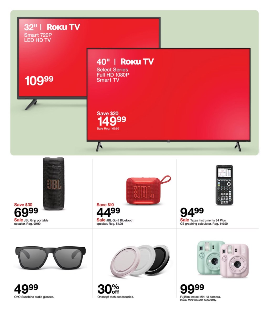 page from Target ad