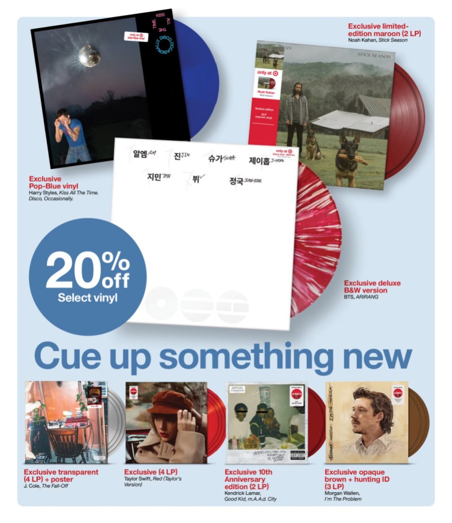 page from Target ad
