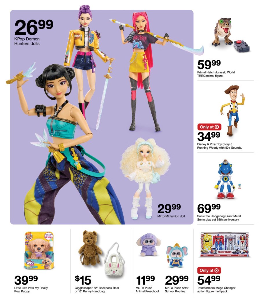 page from Target ad
