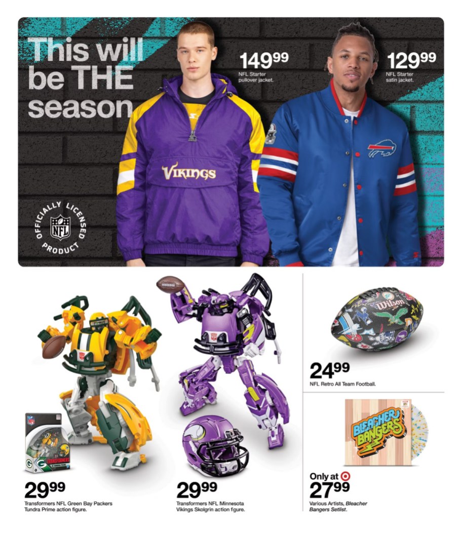 page from Target ad