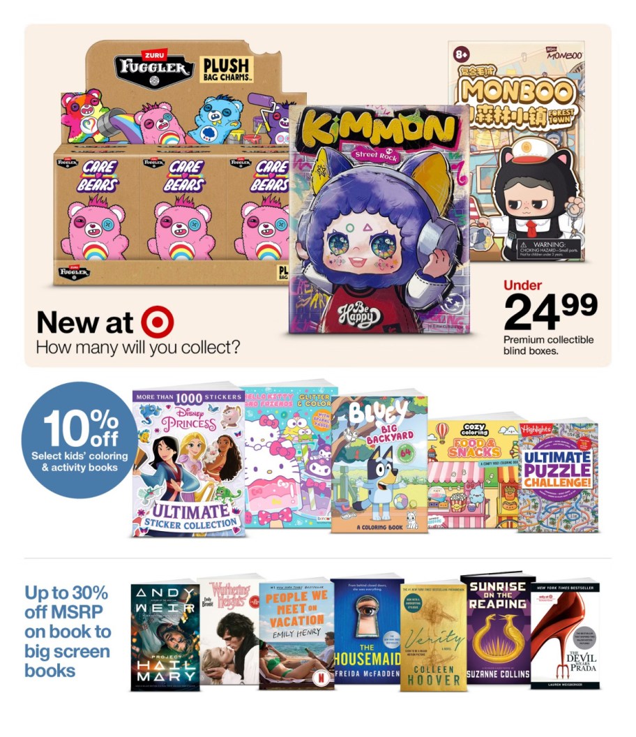 page from Target ad