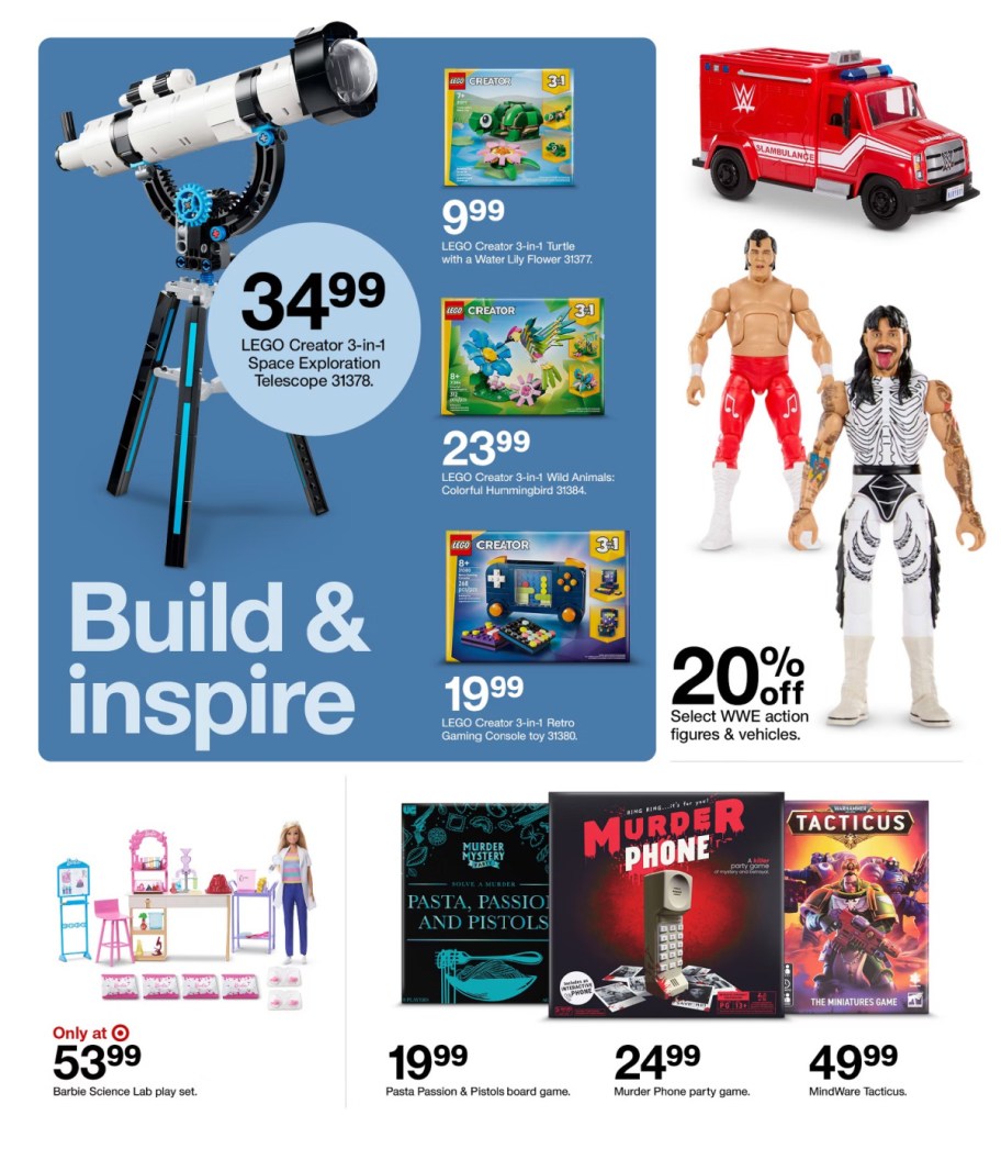 page from Target ad