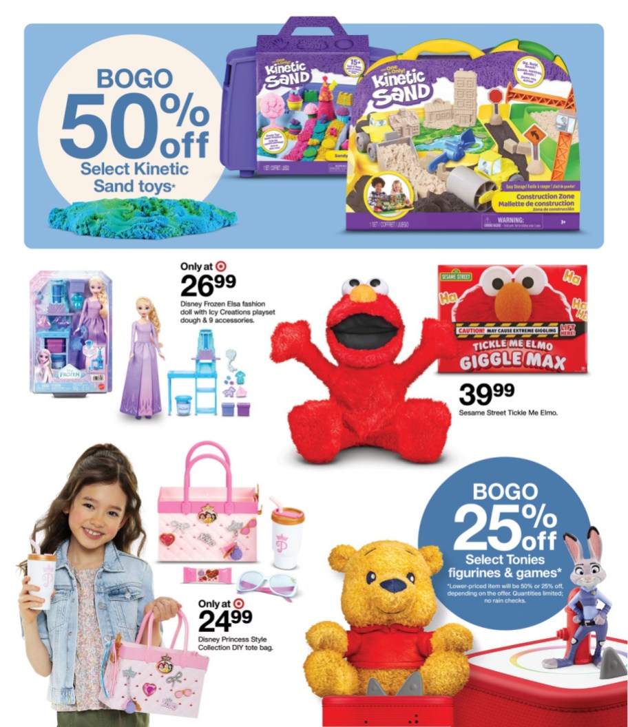 page from Target ad