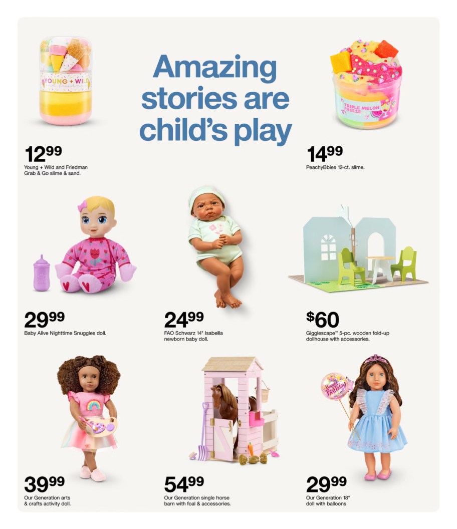 page from Target ad