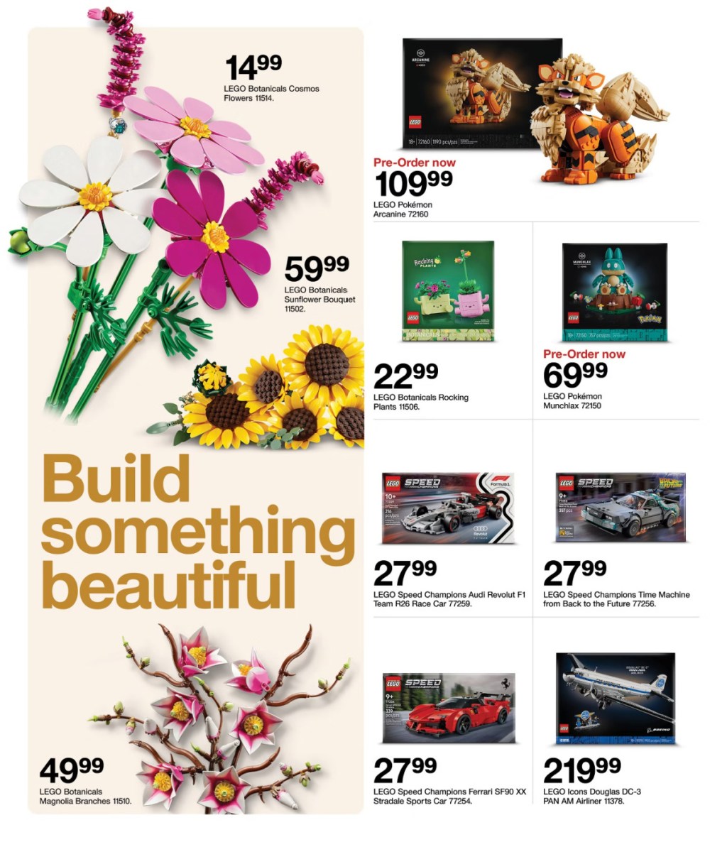 page from Target ad