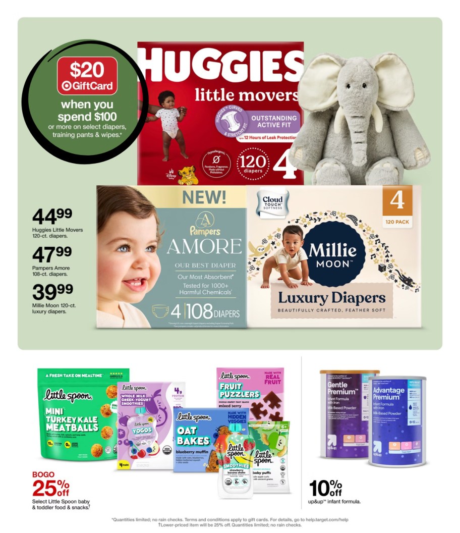 page from Target ad